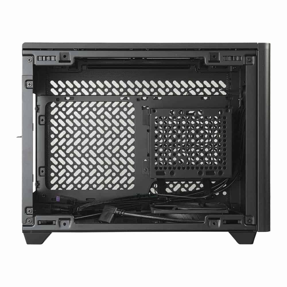 (image for) Cooler Master MasterBox NR200P V2 Mini-ITX Tempered Glass PC Gaming Case Black